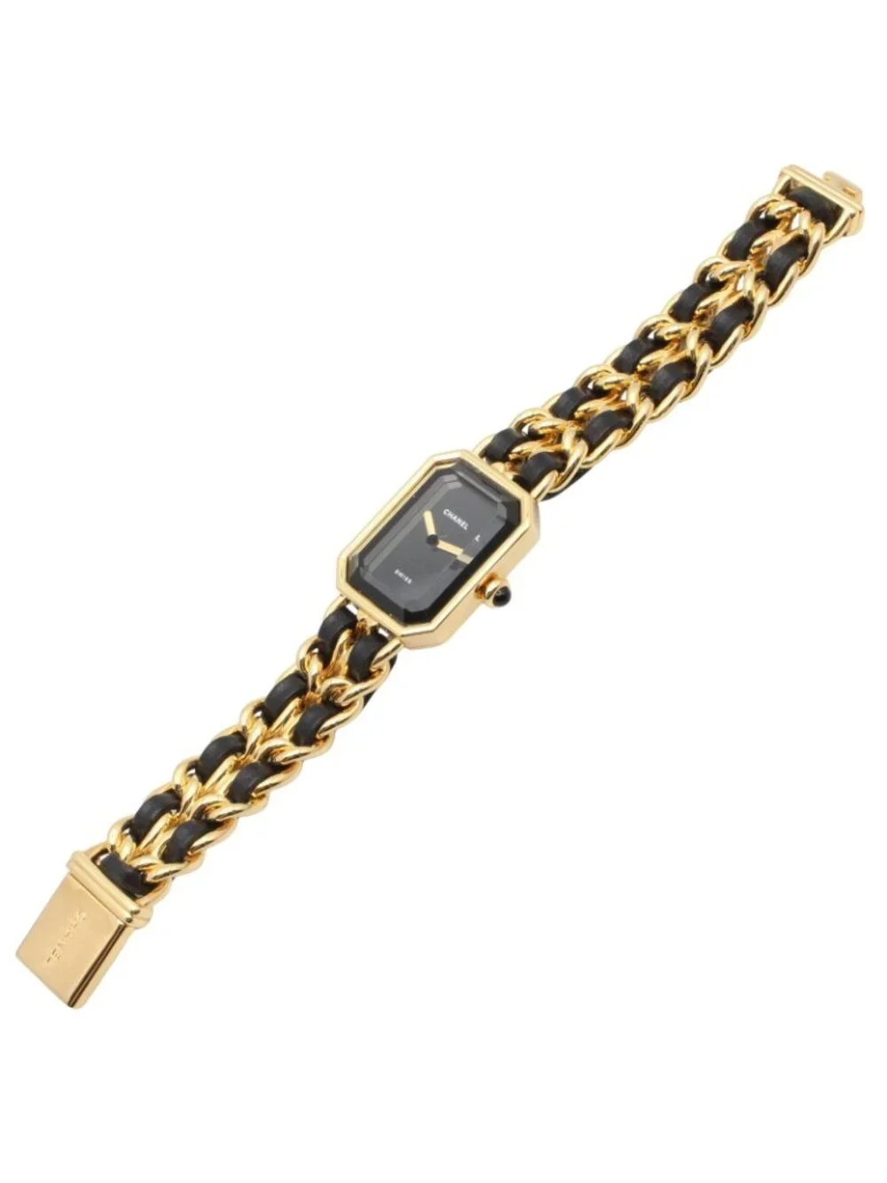 Chanel Watch Premiere S Black Leather